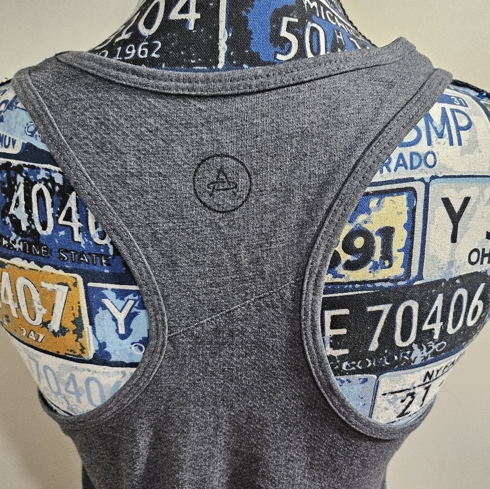 Aether Grey Racerback Tank 2 Medium - Picture 7 of 7